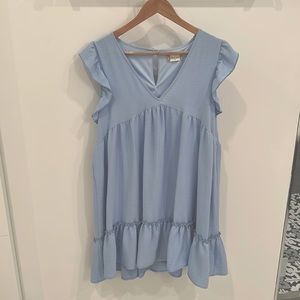 Altar’d state baby blue dress